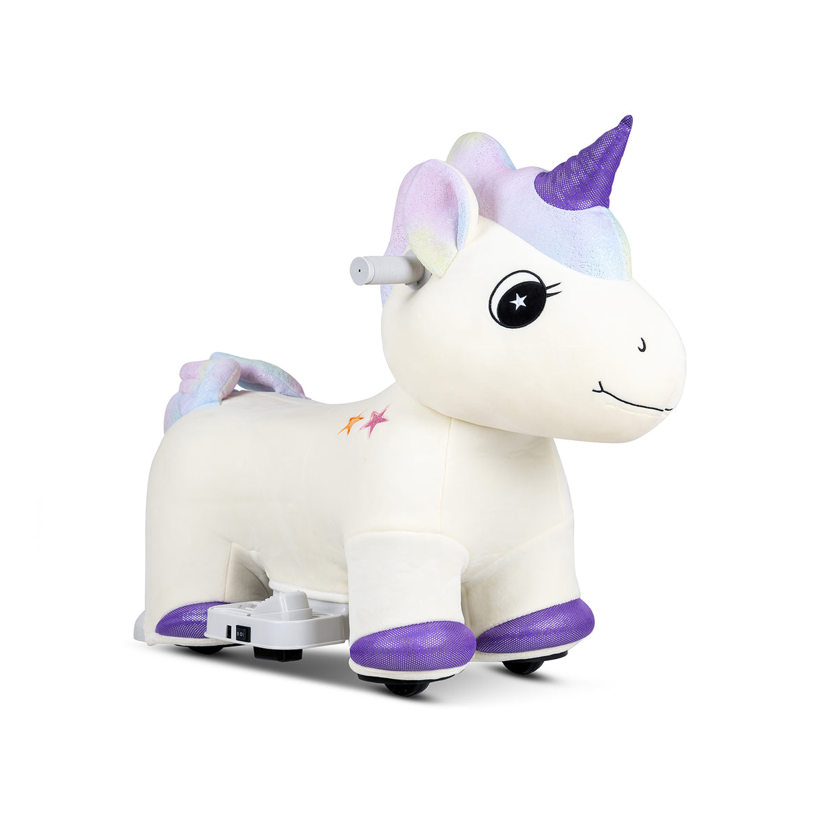 Spartan Unicorn 6V Plush Electric Ride On