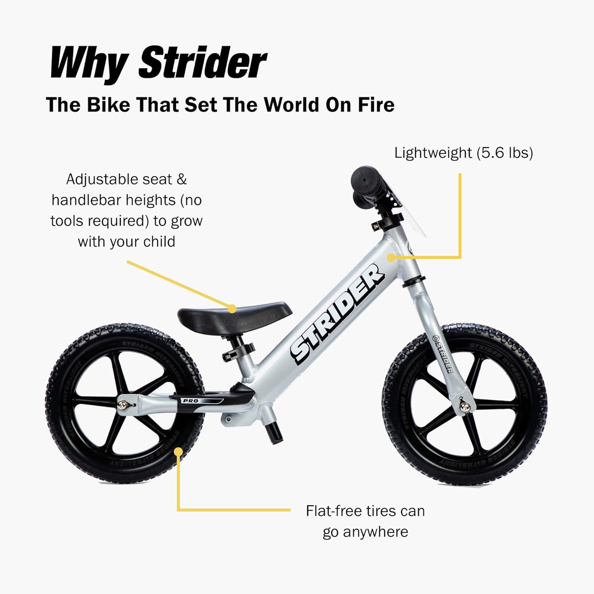 Strider 12" Pro Balance Bike