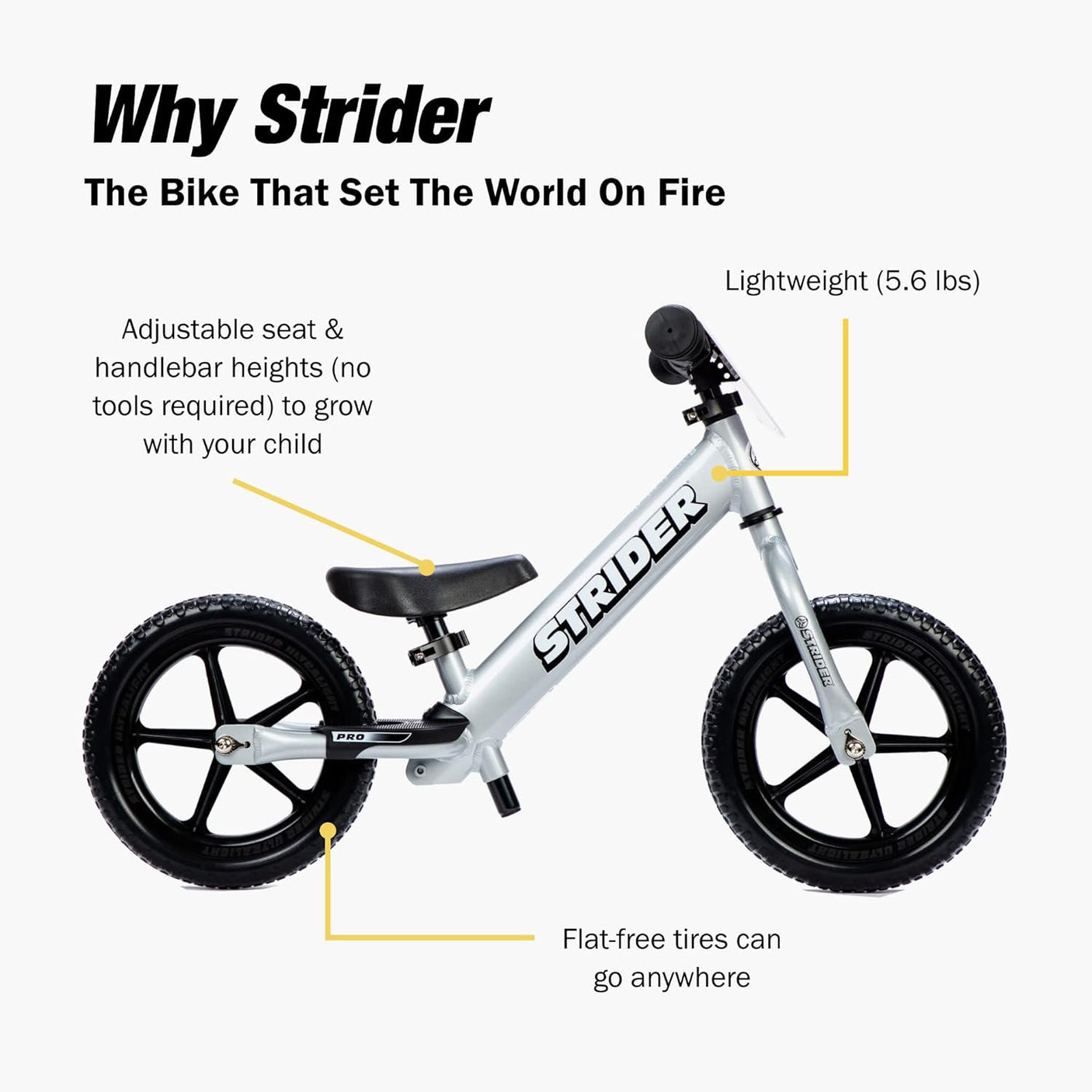 Strider 12" Pro Balance Bike