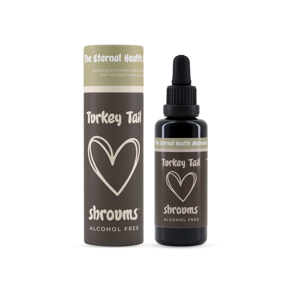 Shroums Turkey Tail Mushroom Extract – Alcohol Free 50ml