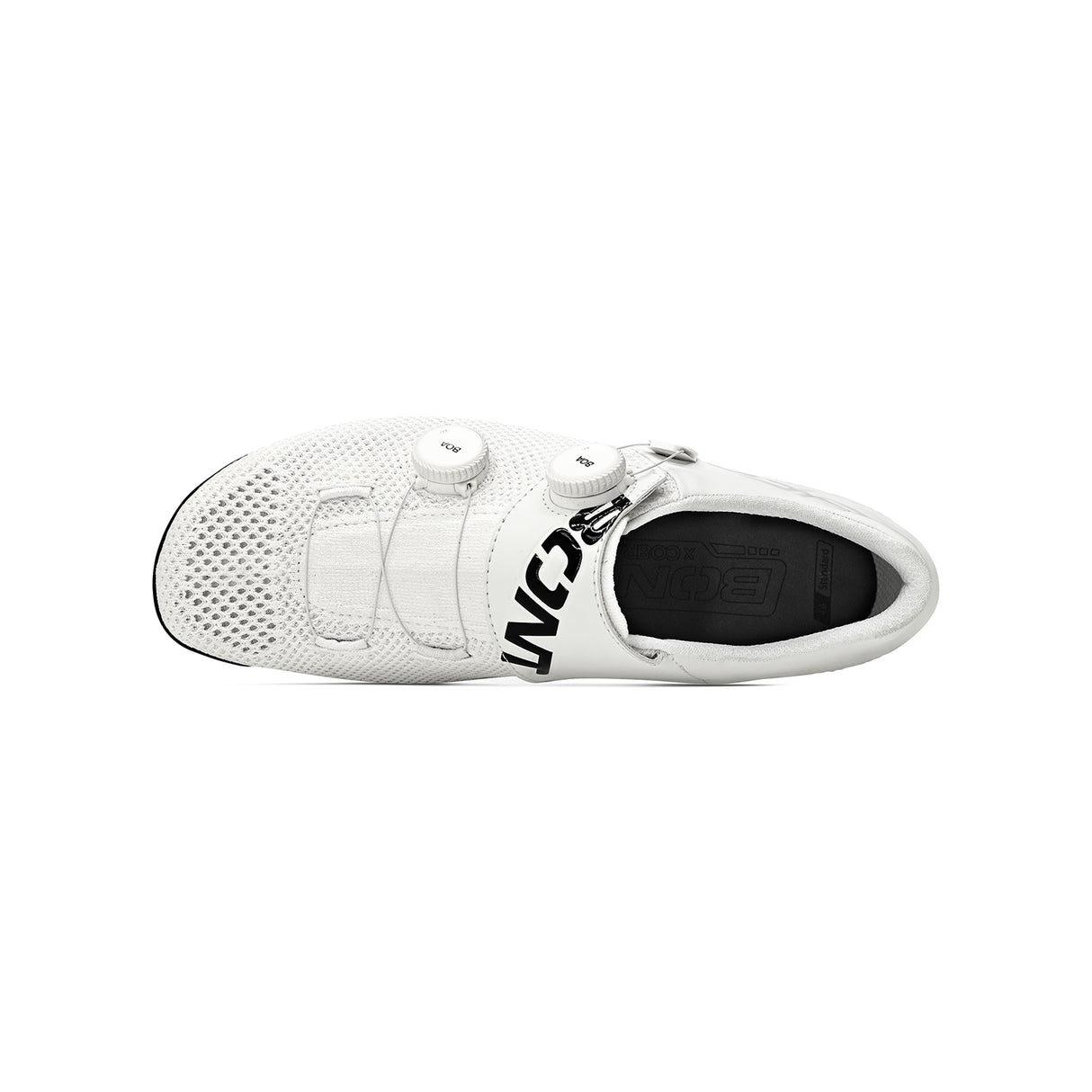 Bont Vaypor Knit White Road Shoes