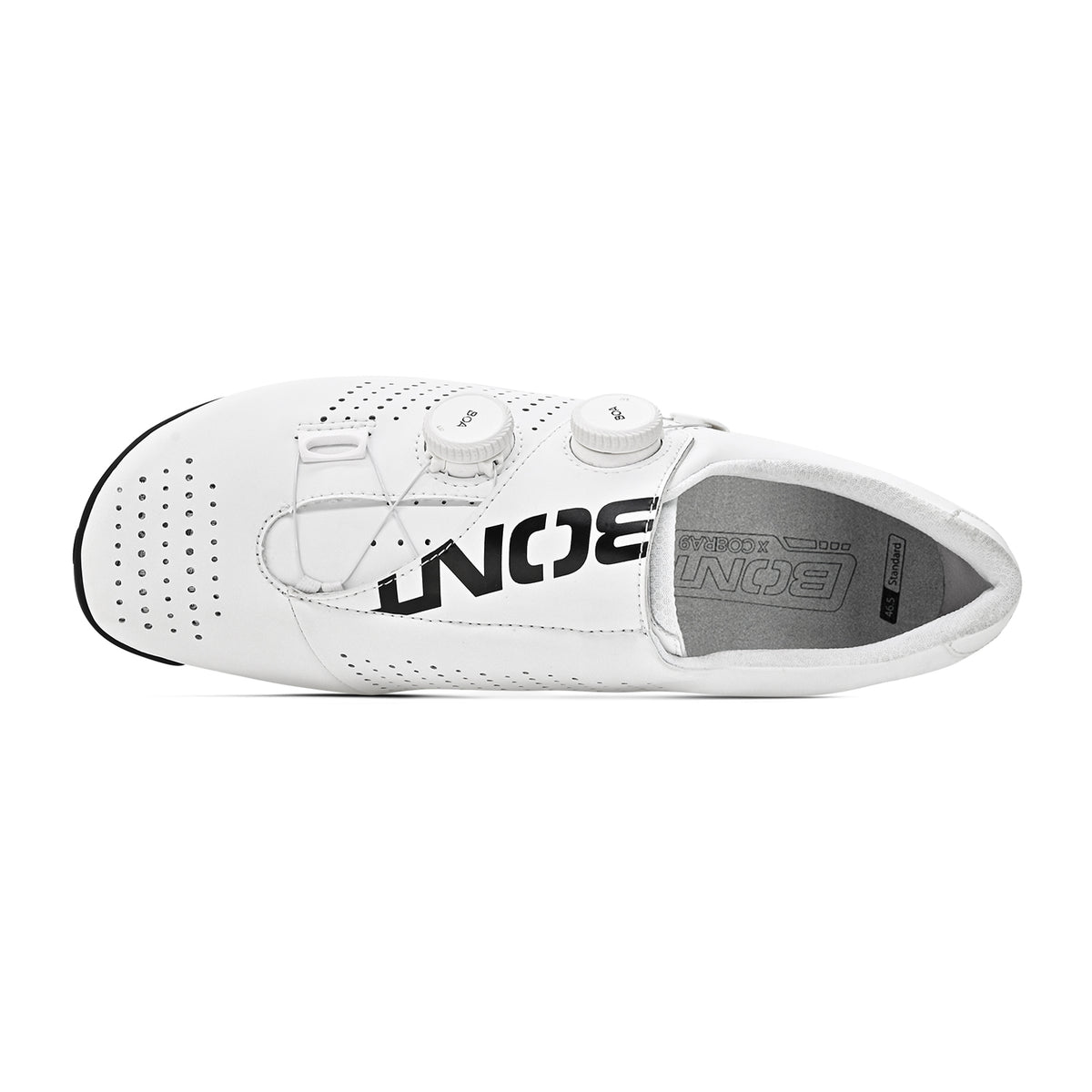 Bont Vaypor SL White Road Shoes