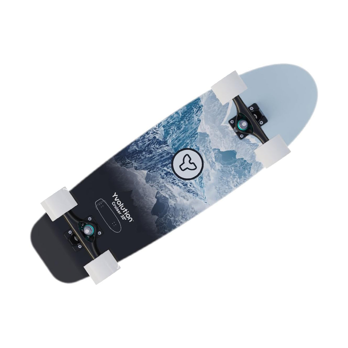 Yvolution Cruiser 30" LED Skateboard