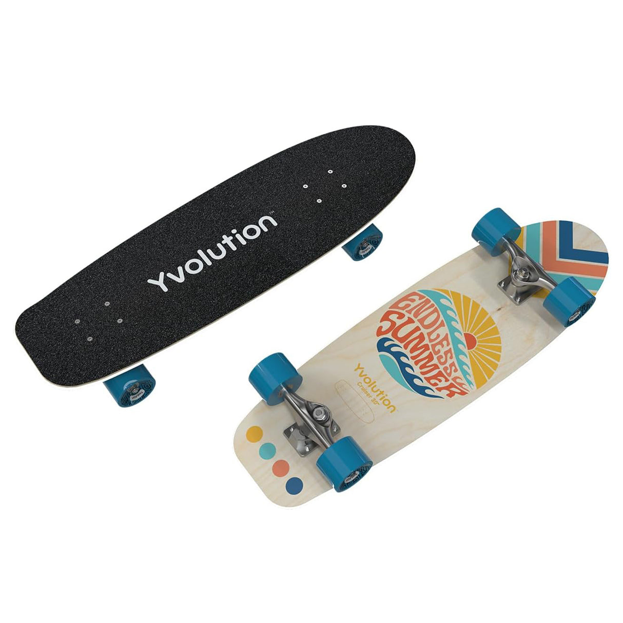Yvolution Cruiser 30" LED Skateboard