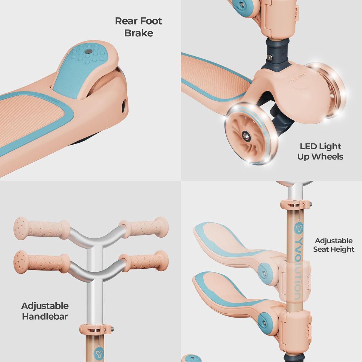 Yvolution YGlider 2-in-1 Kids Scooter