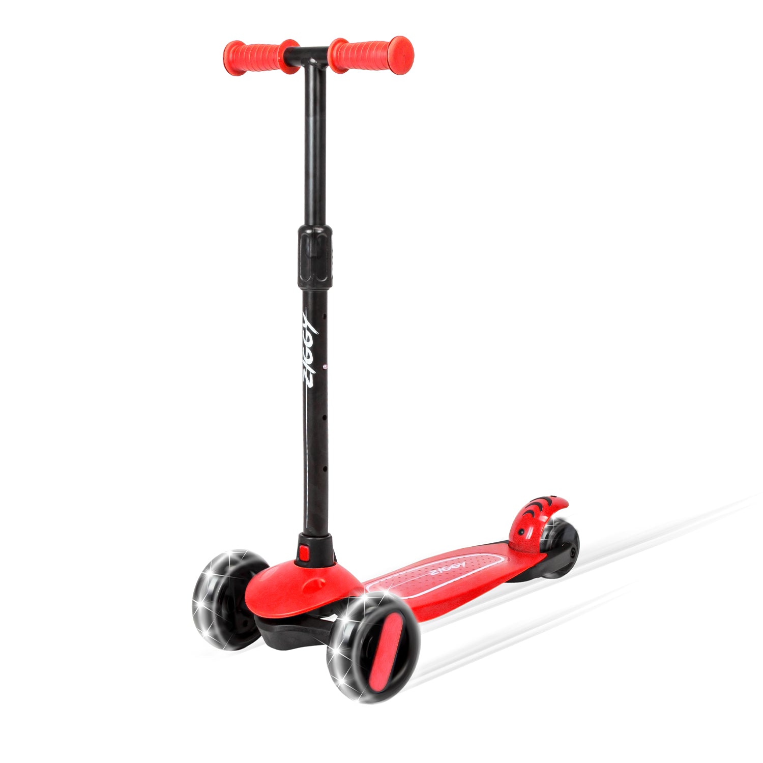 Ziggy 3-Wheel Tilt Scooter With LED lights