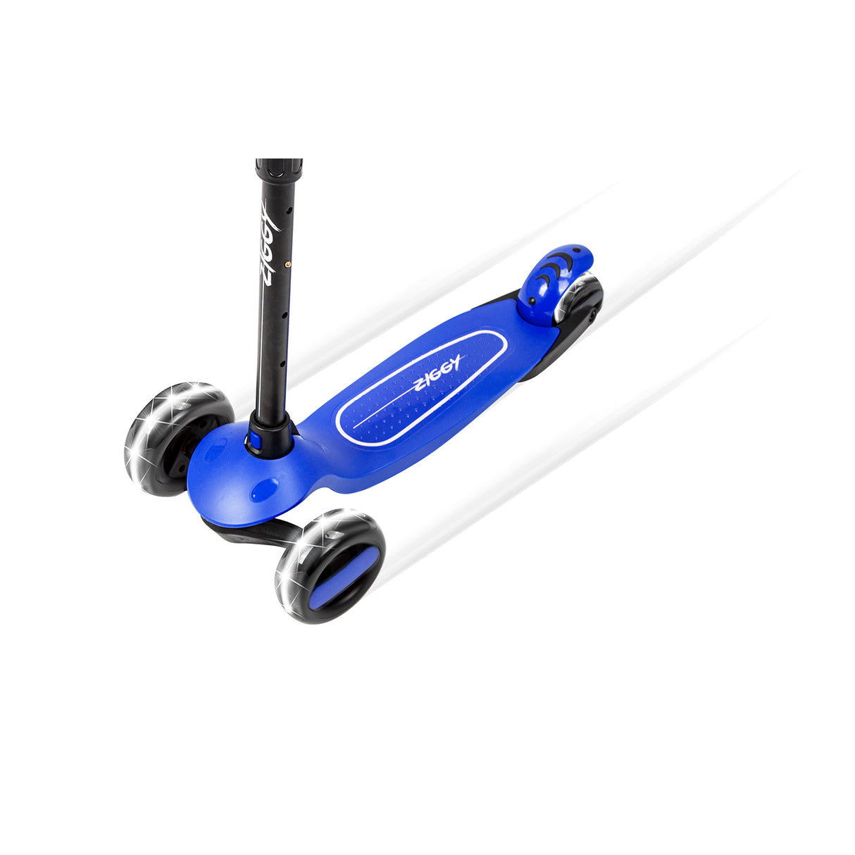 Ziggy 3-Wheel Tilt Scooter With LED lights