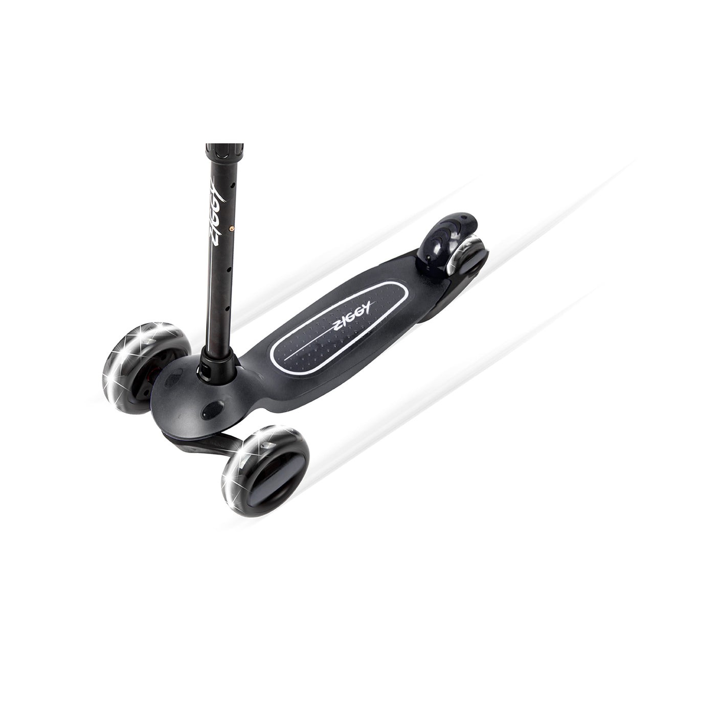 Ziggy 3-Wheel Tilt Scooter With LED lights