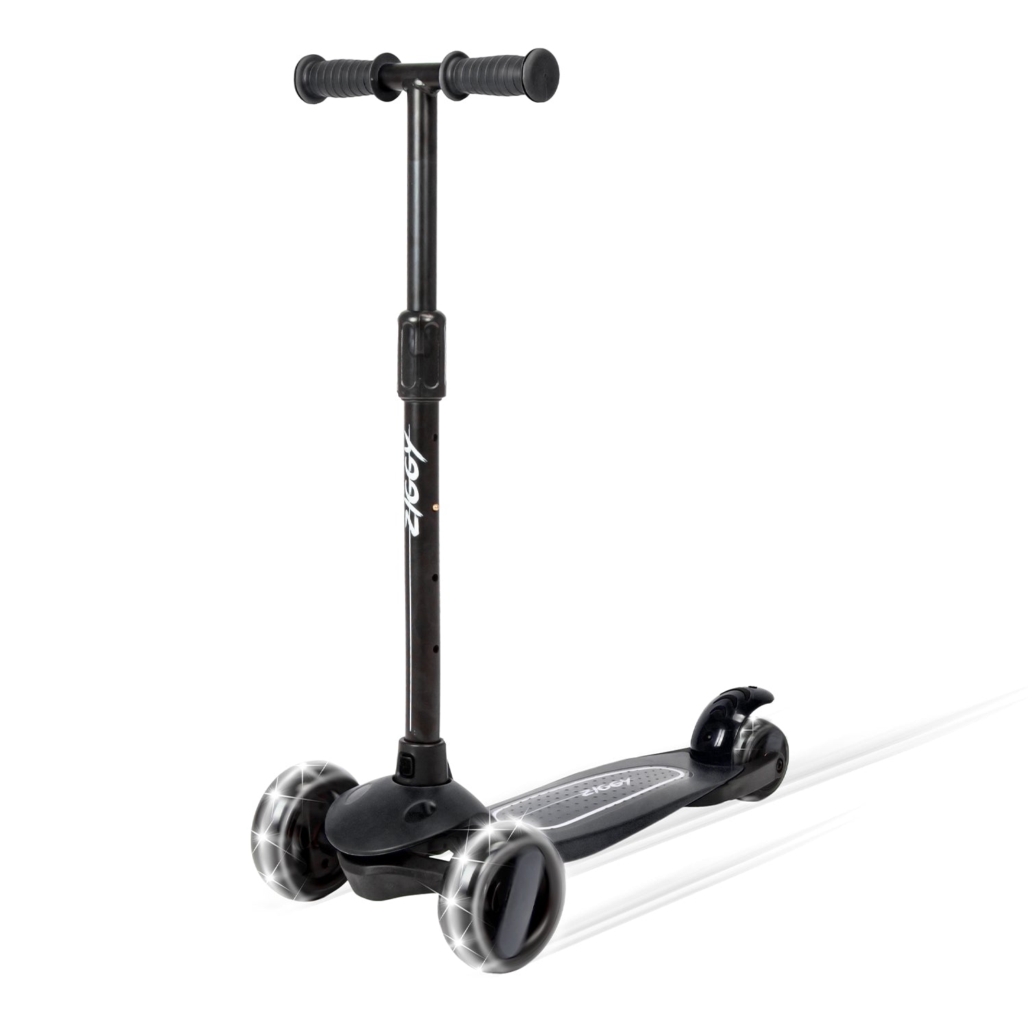 Ziggy 3-Wheel Tilt Scooter With LED lights
