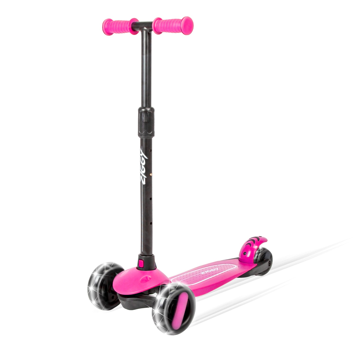 Ziggy 3-Wheel Tilt Scooter With LED lights
