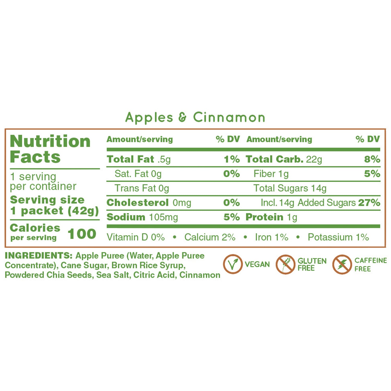 Huma Energy Gels Original Apple & Cinnamon (24 x 36g)