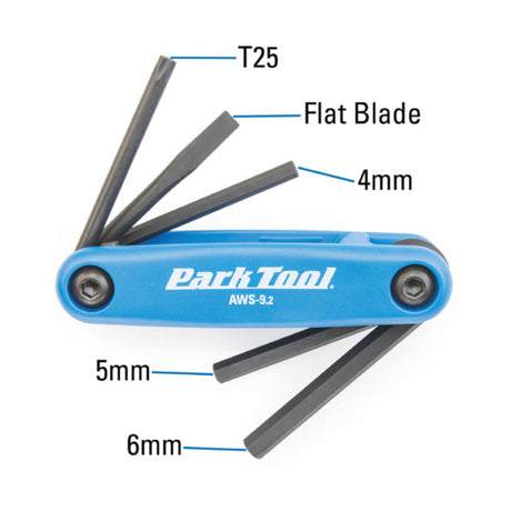 Park Tool Fold-Up Hex Wrench AWS-9.2