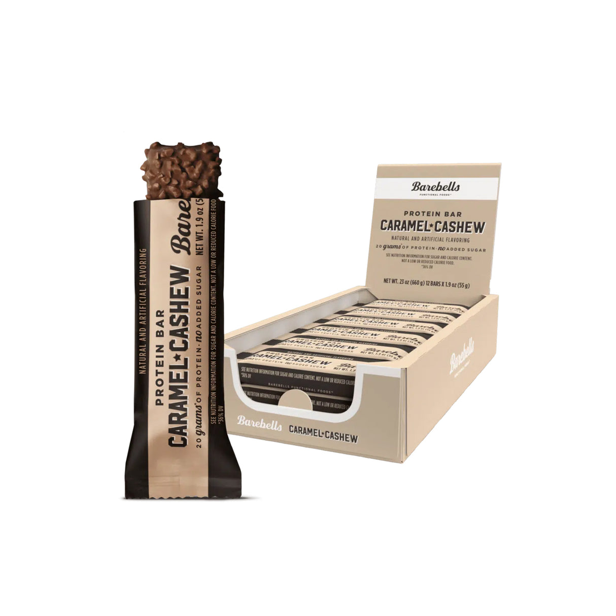 Barebells Caramel Cashew Protein Bars (12 x 55g)