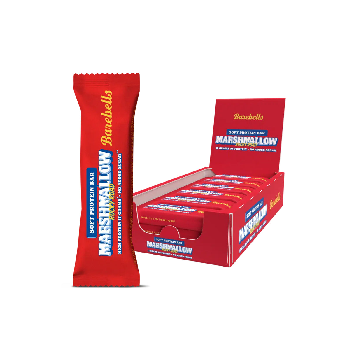 Barebells Soft Marshmallow Rocky Road Protein Bars (12 x 55g)