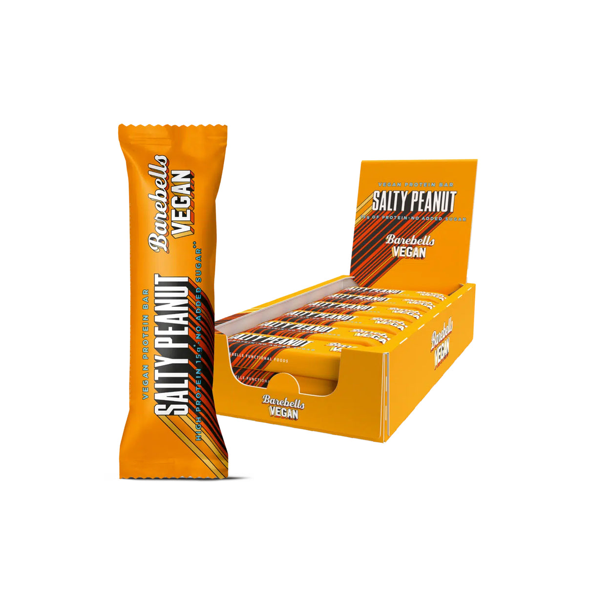 Barebells Vegan Salty Peanut Protein Bars (12 x 55g)