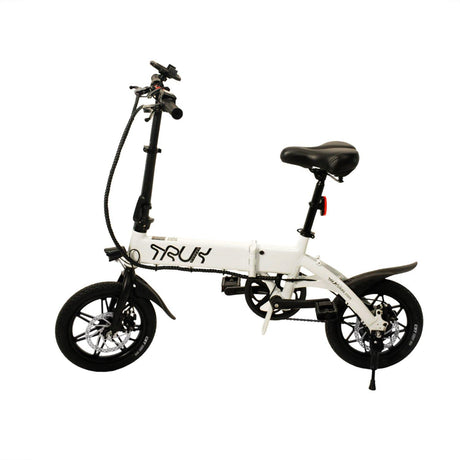 Truk GT14 Folding EBike - White - Cycle Souq