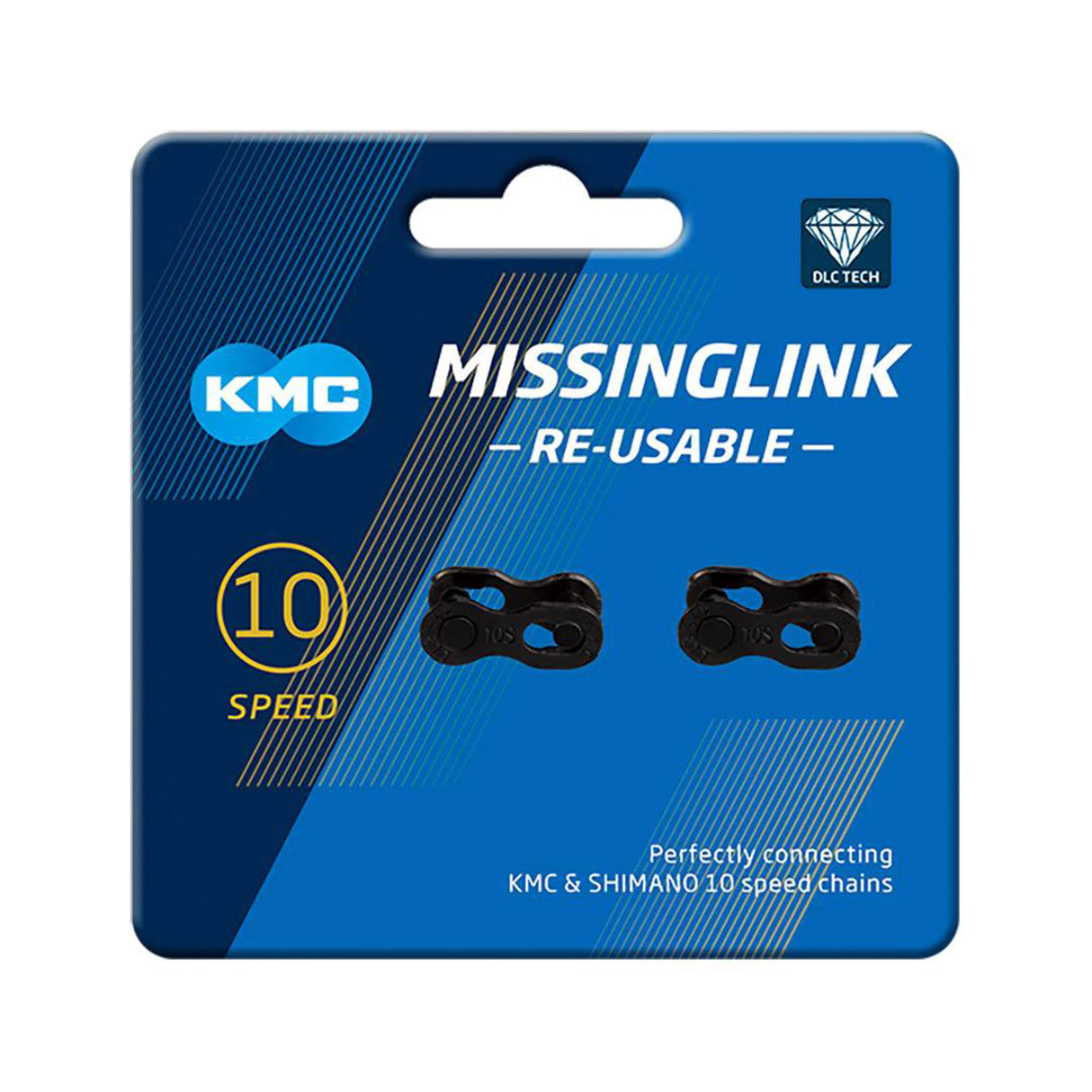 KMC CL559R DLC Missing Link 10 Speed Black 2 Pairs
