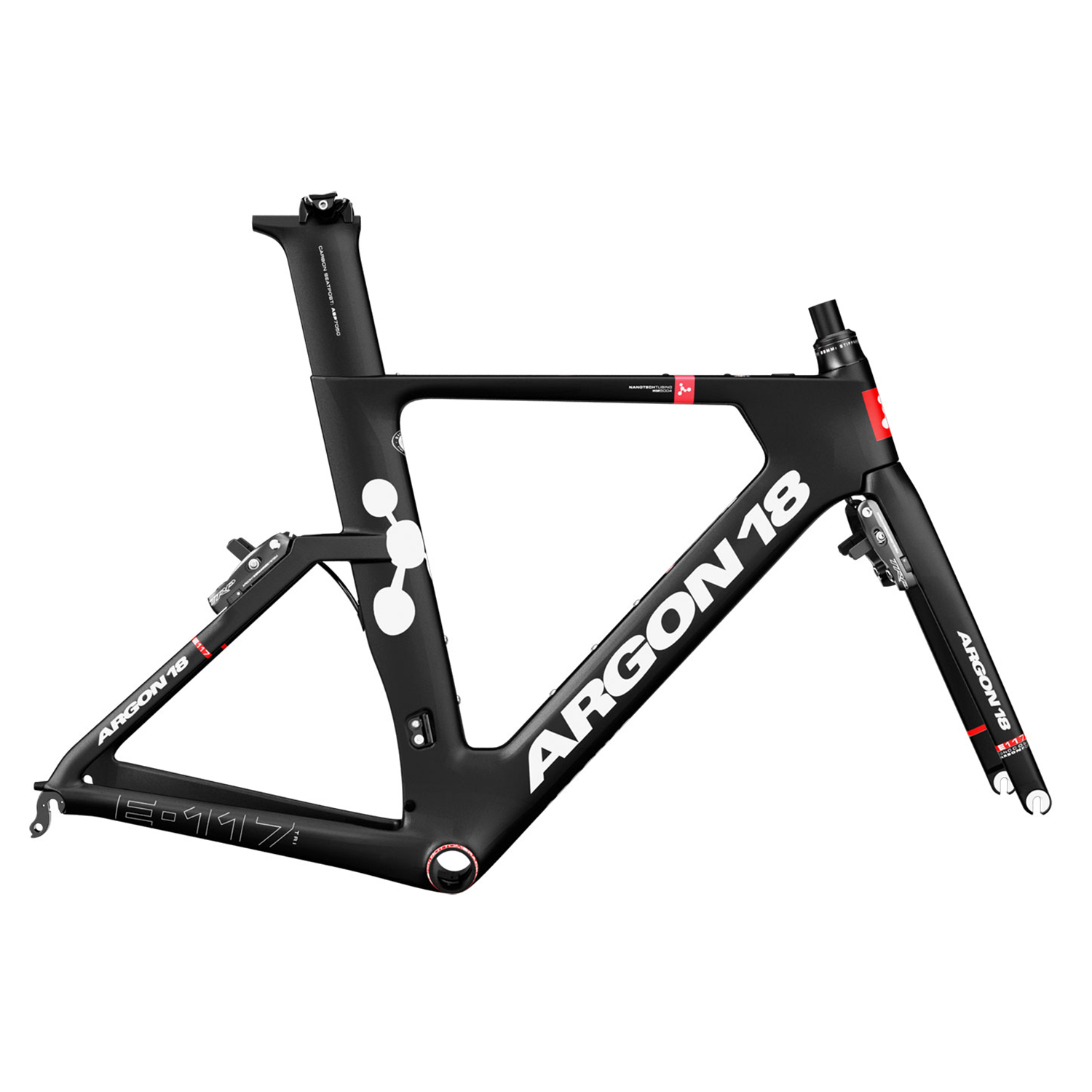 Argon 18 E117 Tri Disc Frameset Black Matte