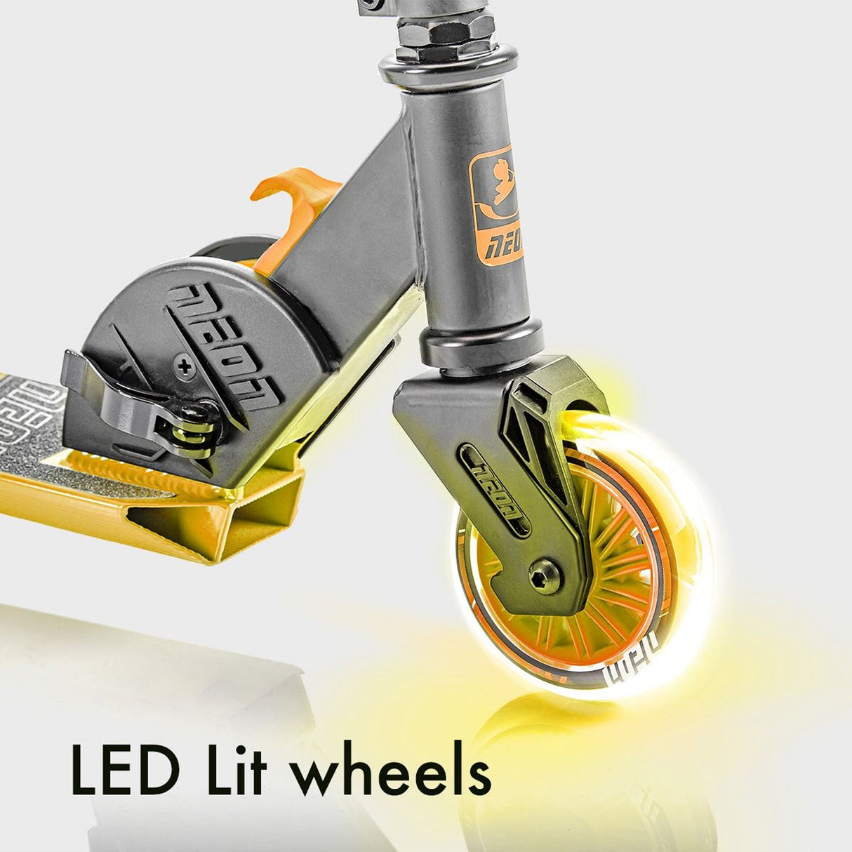 Neon Vector LED Light-up Lightweight Kids Scooter