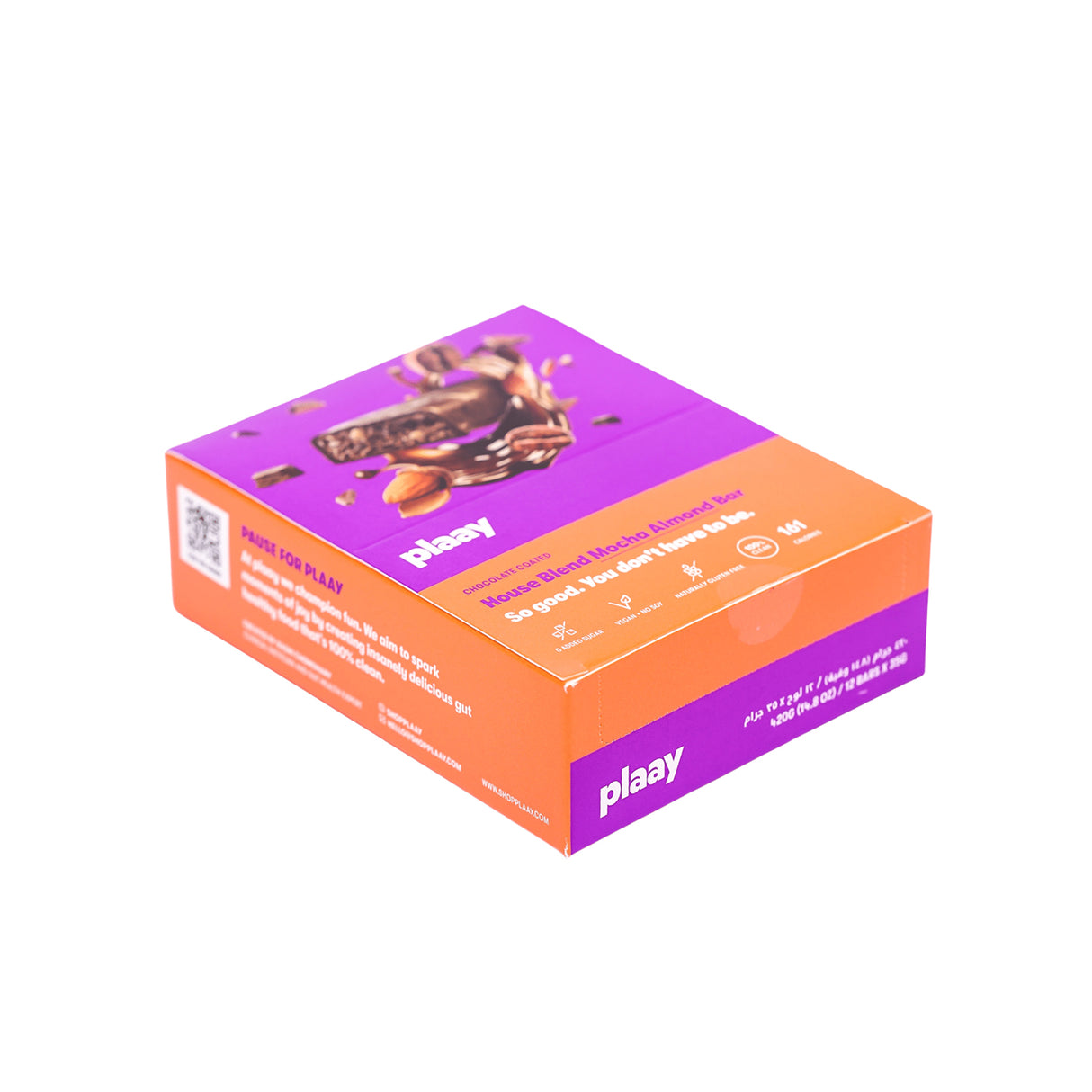 Plaay Mocha Almond Bar (12 x 35g)