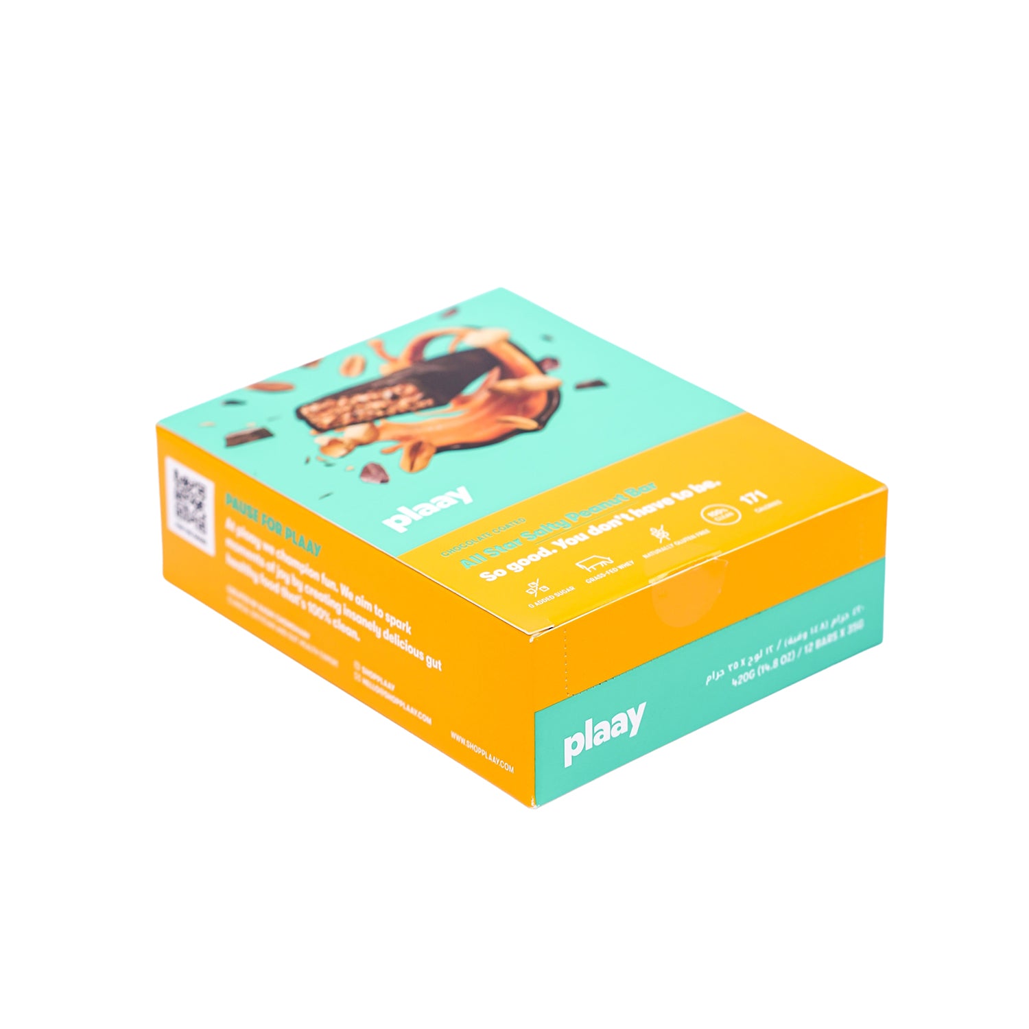 Plaay Salty Peanut Butter Bar (12 x 35g)