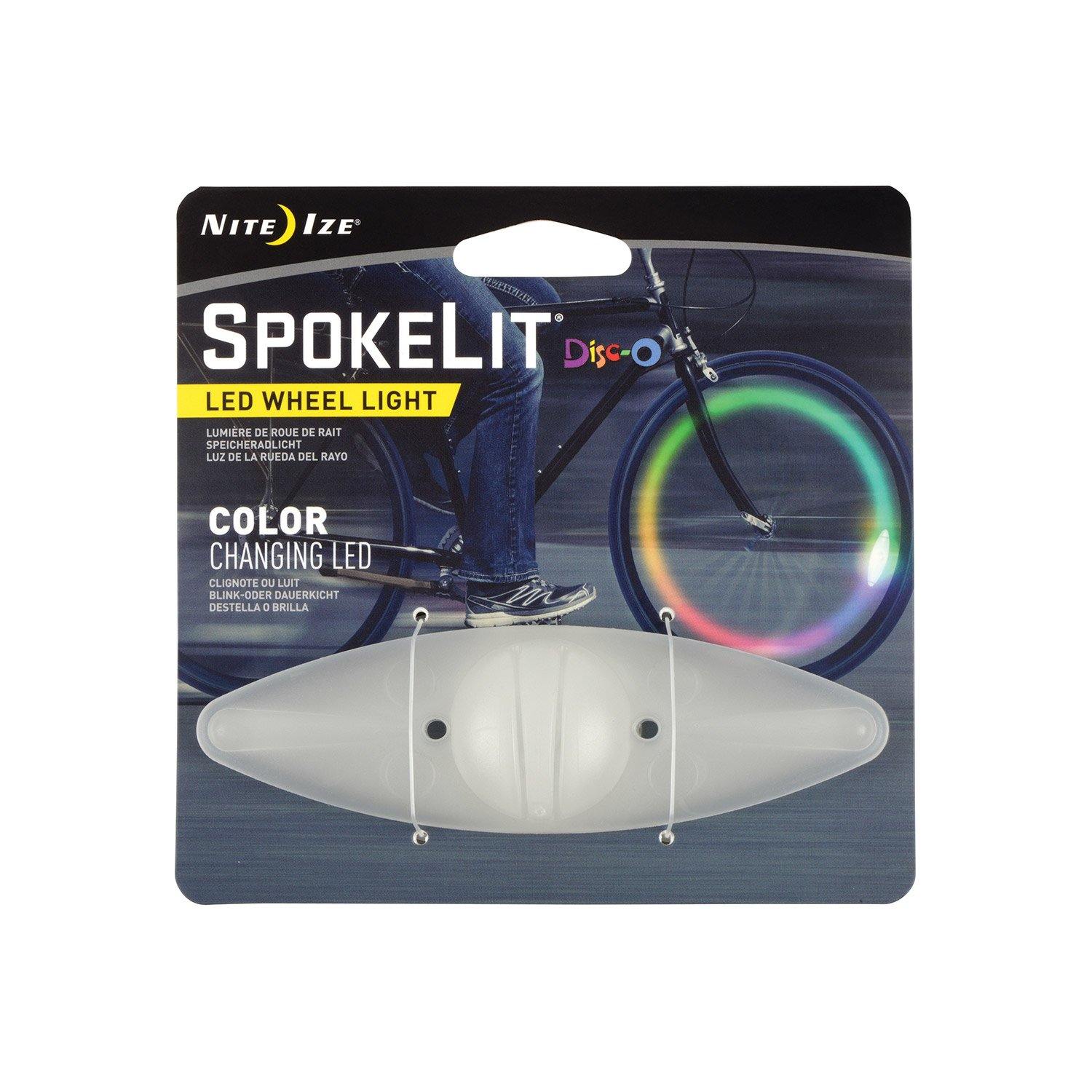 Nite Ize SpokeLit® LED Wheel Light - Disc-O - Cycle Souq