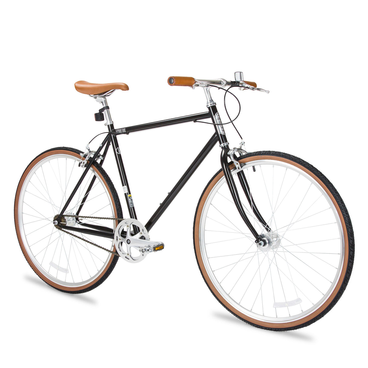 Spartan 700c Platinum Fixie Bicycle (Single-Speed)