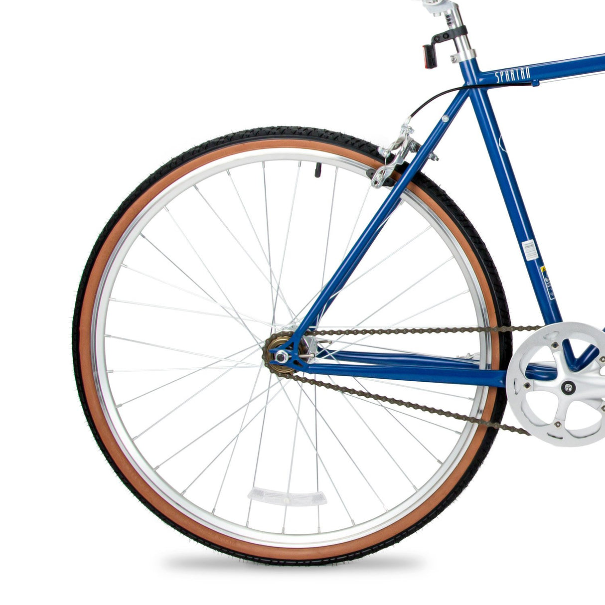 Spartan 700c Platinum Fixie Bicycle (Single-Speed)
