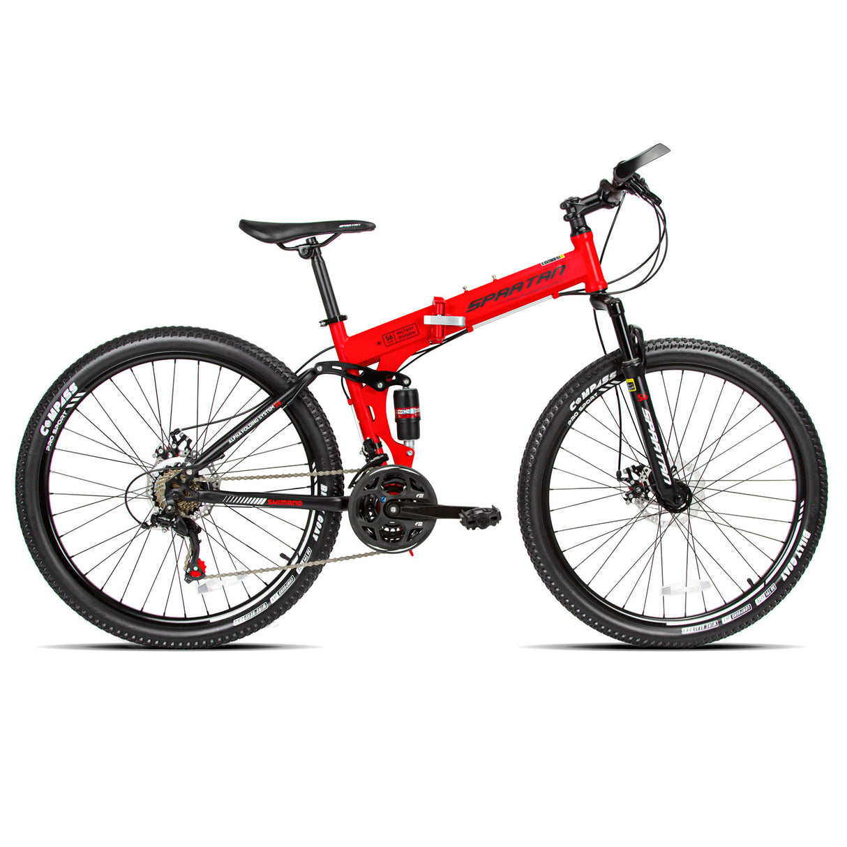 Spartan 26” Alpha Dual Suspension Folding MTB Bike (AS-IS)