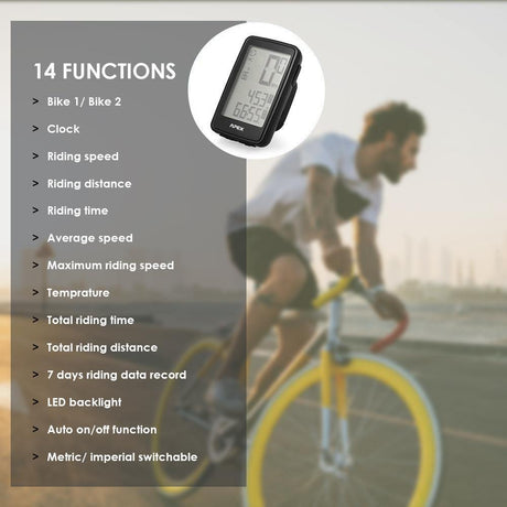 Spartan - Apex Wireless Cycling Computer - Cycle Souq
