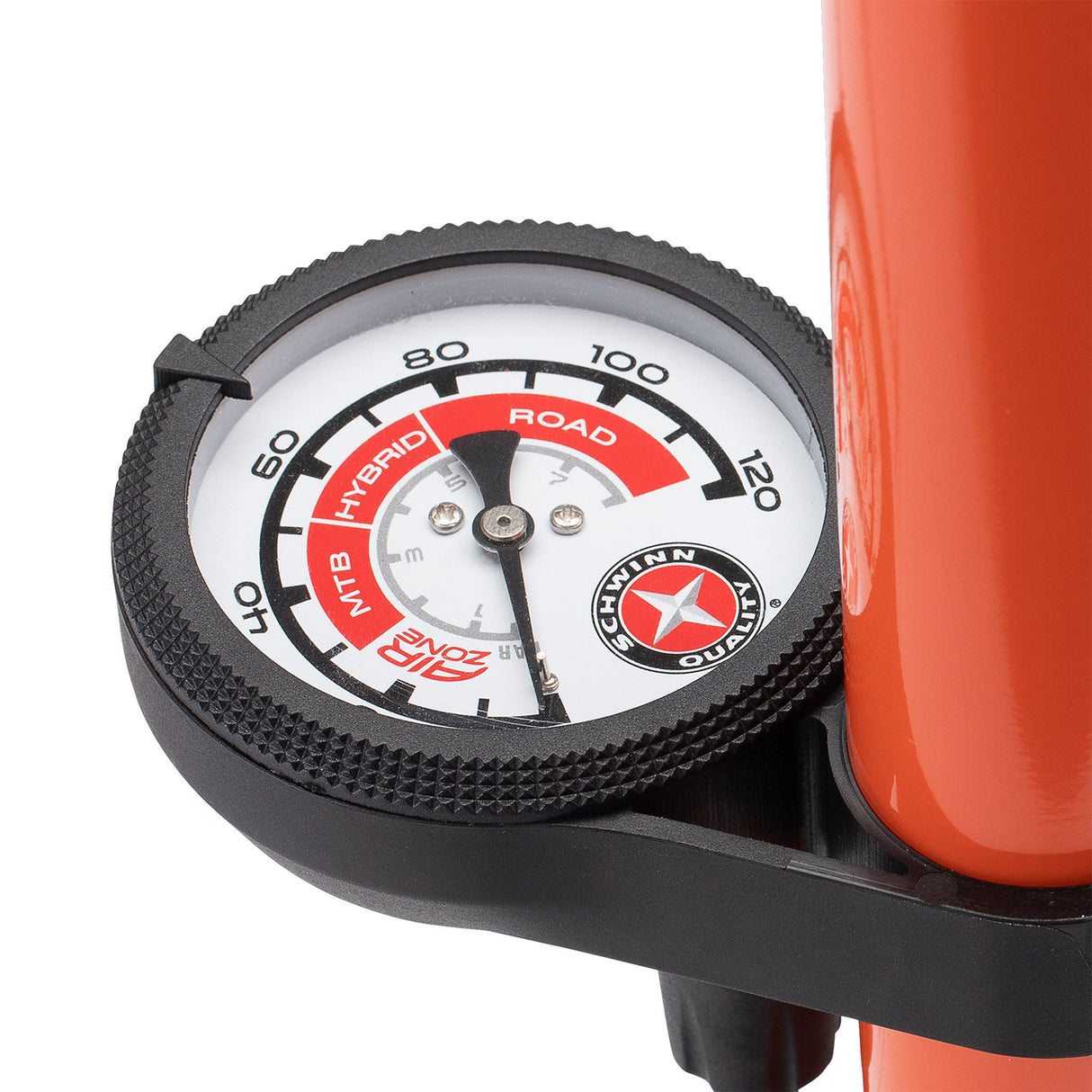 Schwinn Air Center Plus Floor Pump Orange
