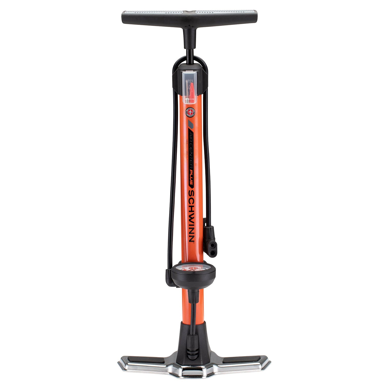 Schwinn Air Center Plus Floor Pump Orange