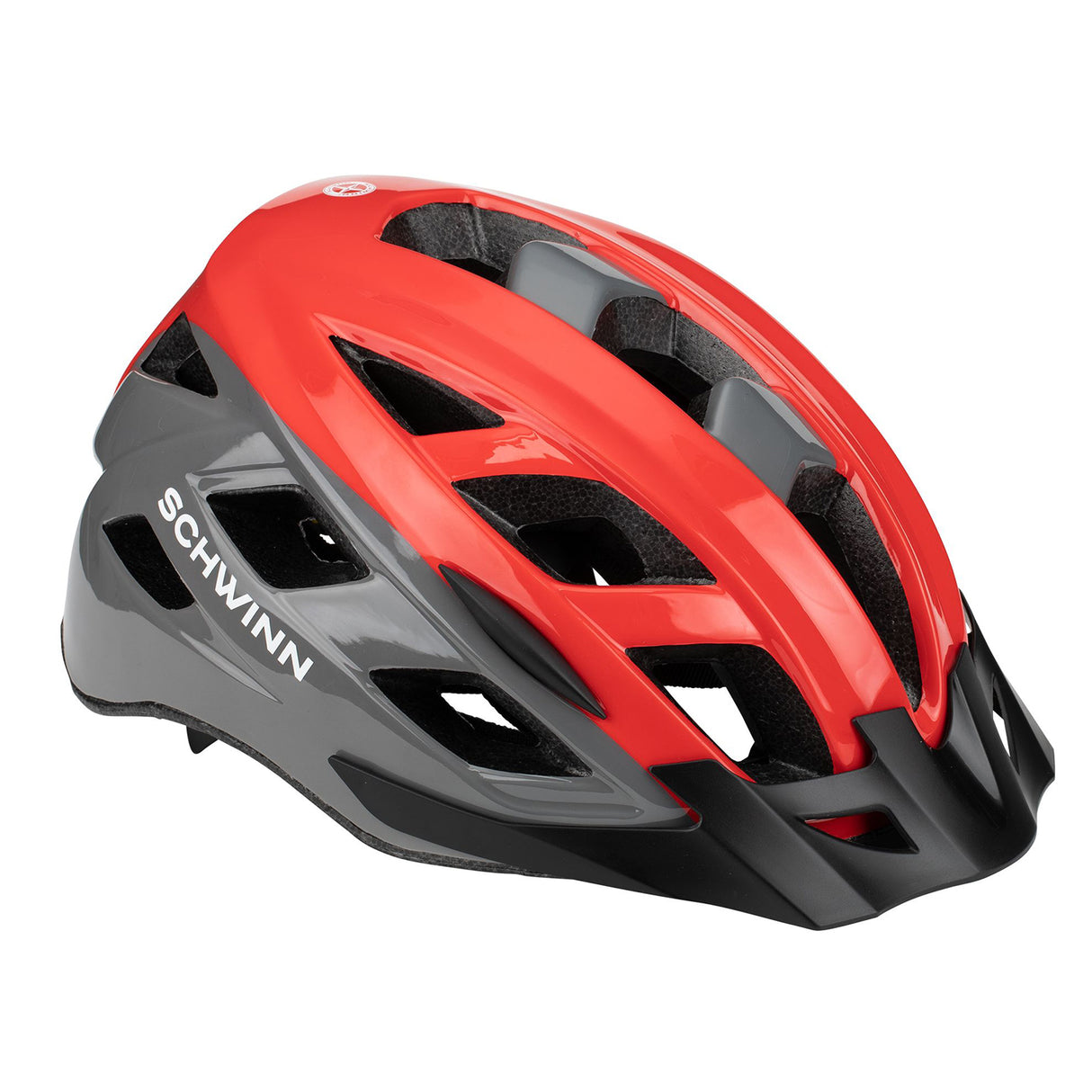 Schwinn Adult Mens Dash Helmet Red/Grey
