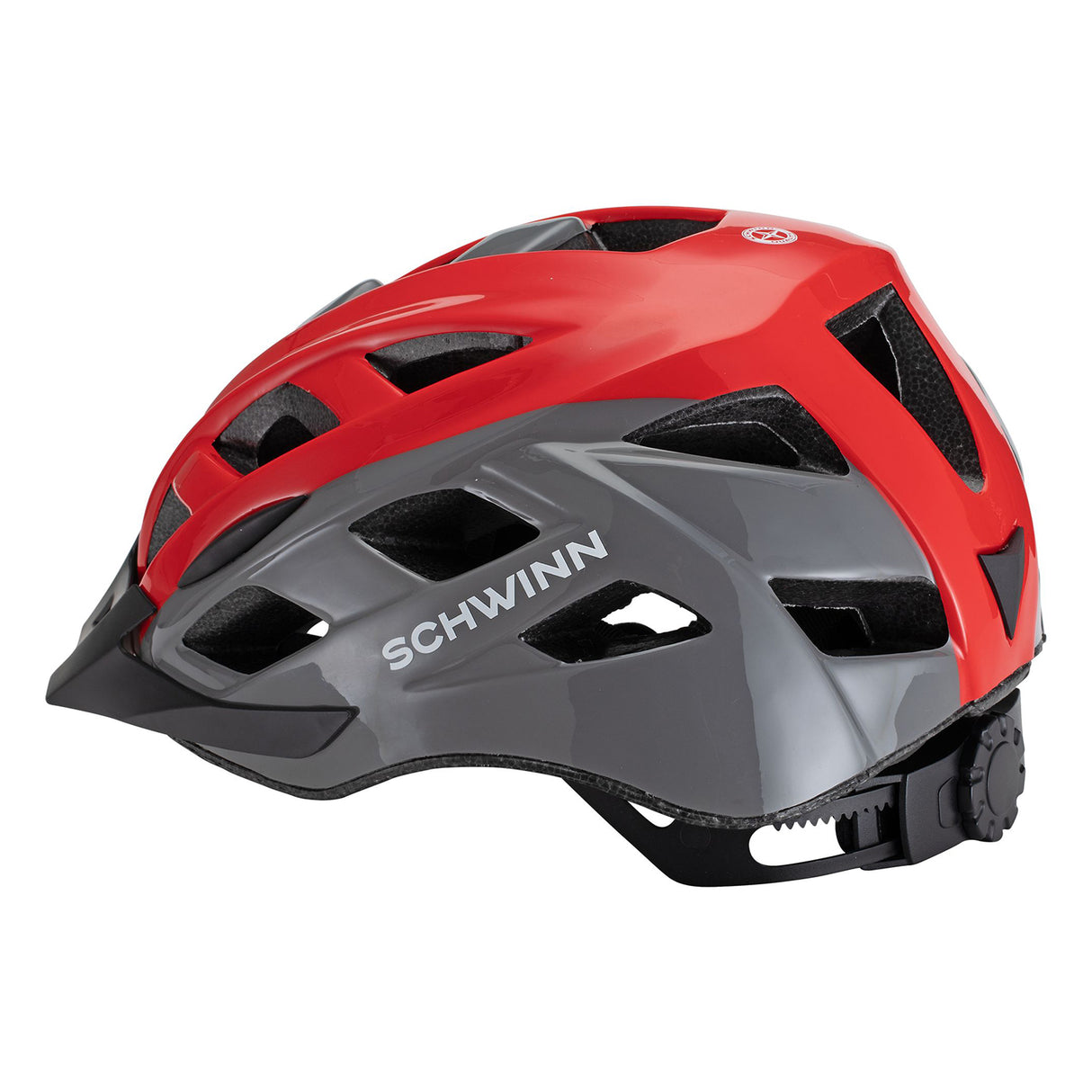 Schwinn Adult Mens Dash Helmet Red/Grey