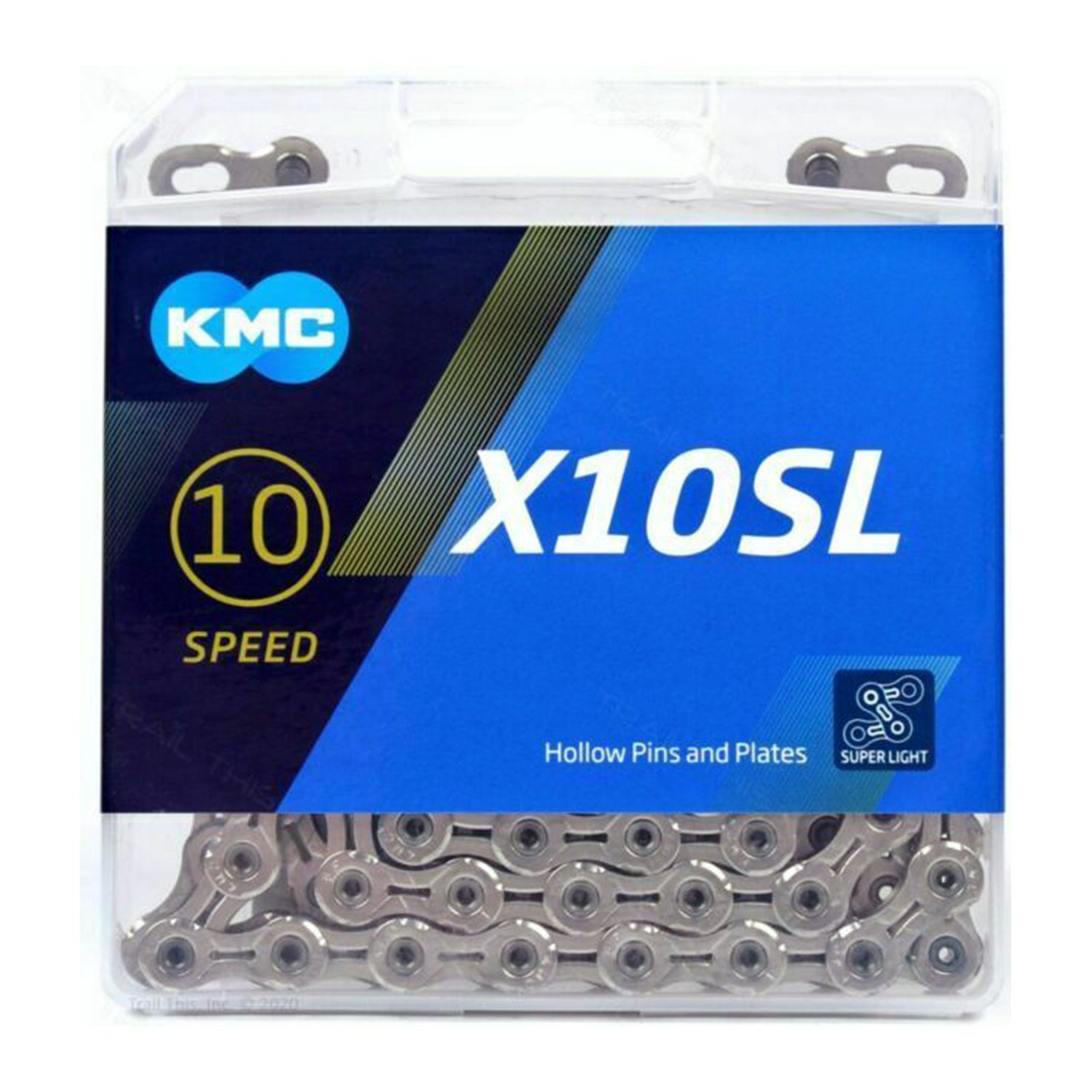 KMC X10SL 10 Speed Chain Silver