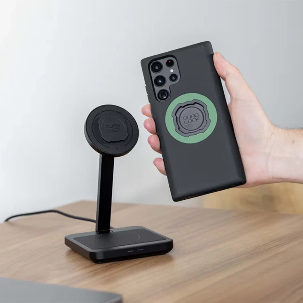 Quad Lock Dual MAG Desktop Wireless Charger