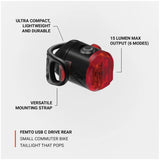 Lezyne Femto USB-C Rear Light