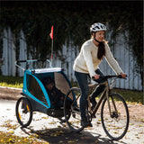 Thule Coaster XT 2‑Seat Bike Trailer + Stroller