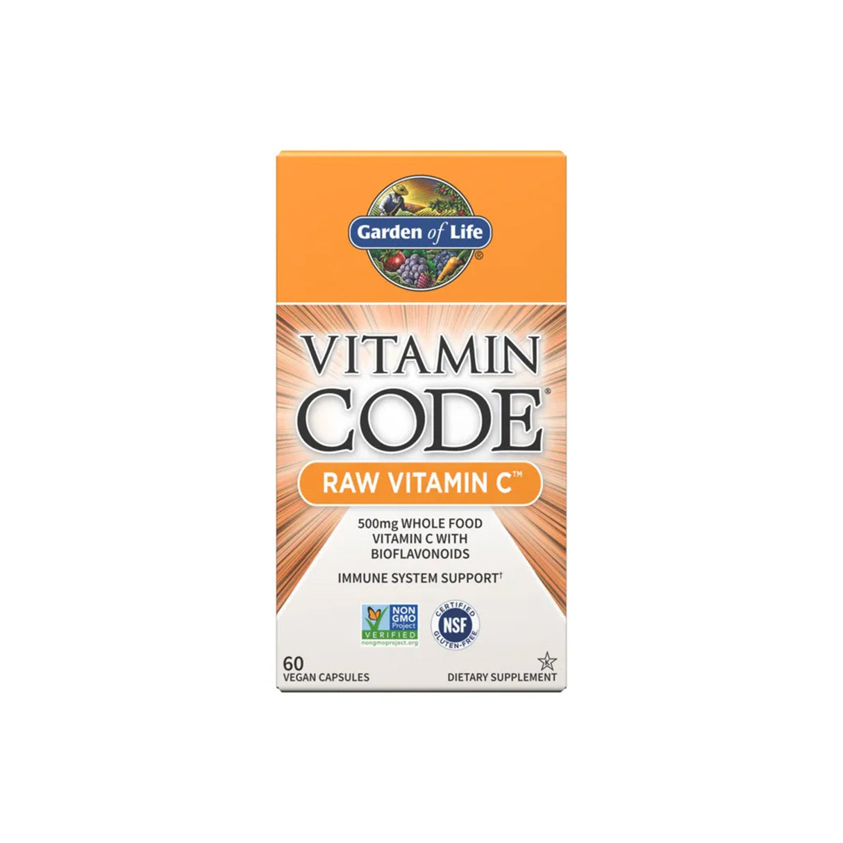 Garden of Life SPORT Vitamin Code Raw Vitamin C 60 Capsules