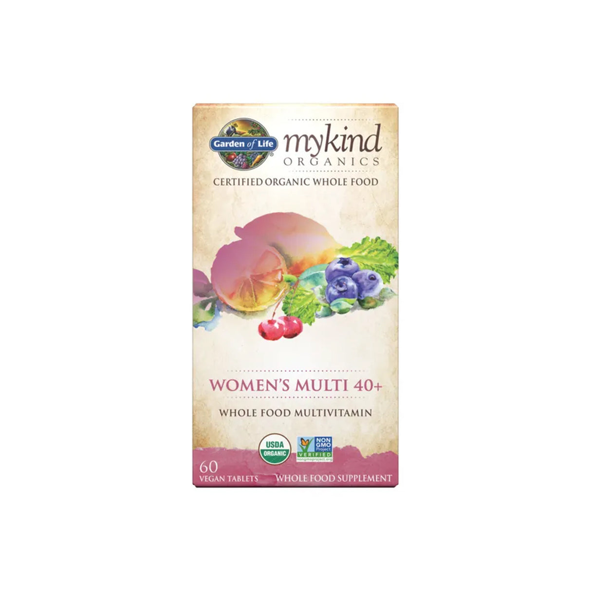 Garden of Life Mykind Organics Women's 40+ Multi Tablets 60 Capsules