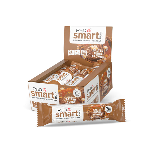 PhD Smart Protein Bar - Salted Fudge Brownie 12 x 64g