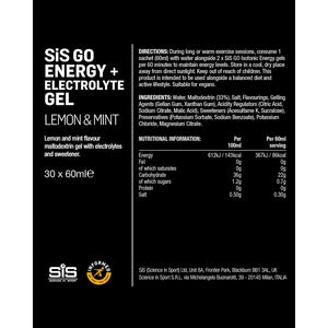 SiS Go Energy + Electrolyte Gel (30 x 60ml)