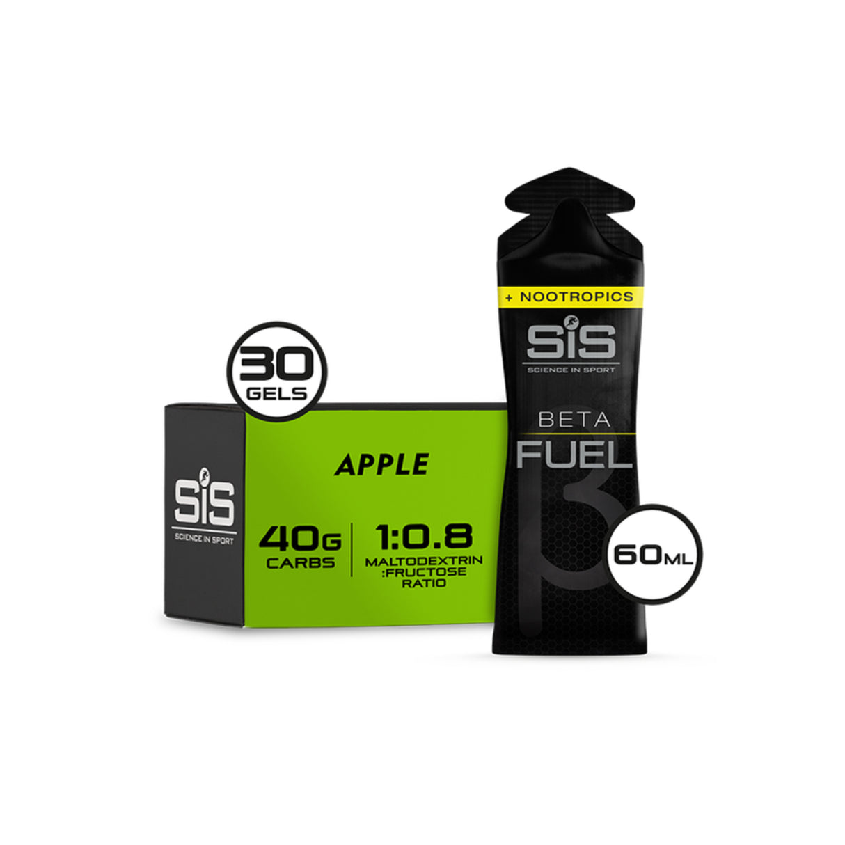 SiS Beta Fuel+ Nootropics Apple (30 x 60ml)