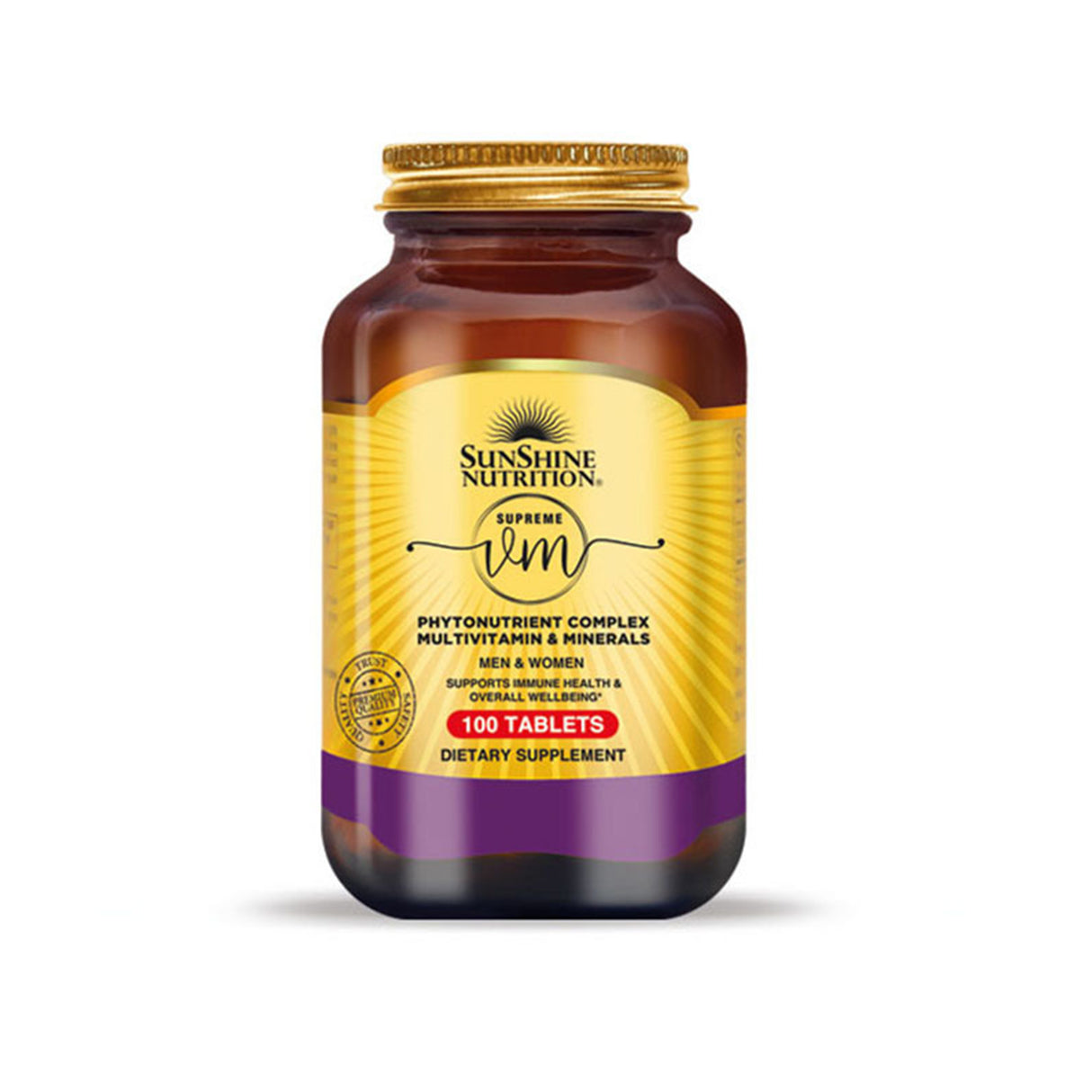 Sunshine Nutrition SUPREME VM PHYTO MULTIVITAMIN 100 TABS