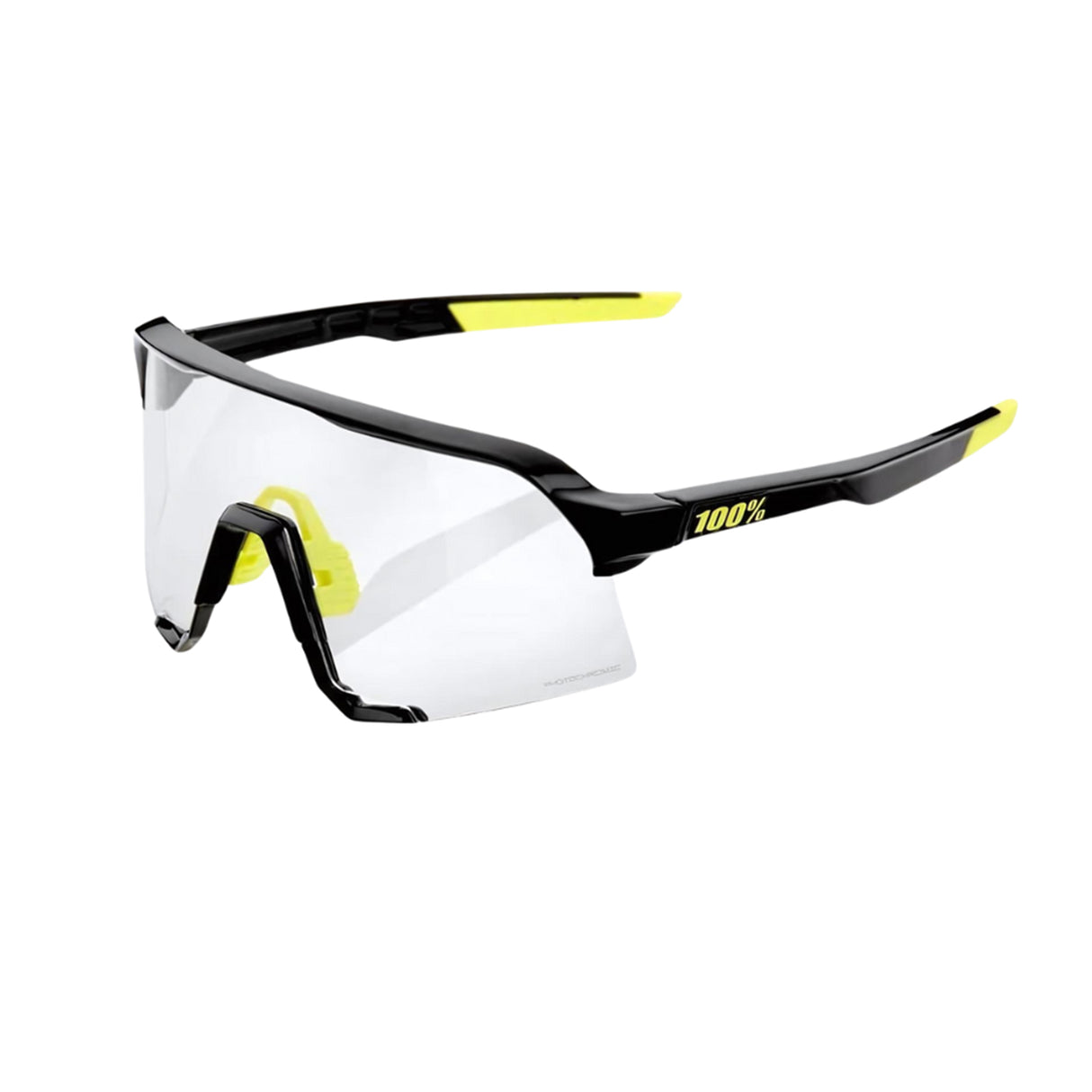 100% S3 Eyewear Gloss Black Photochromic Lens