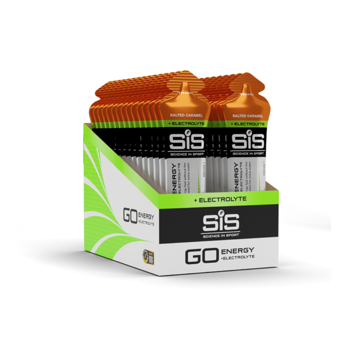 SiS Go Energy + Electrolyte Salted Caramel Gel (30 x 60ml)