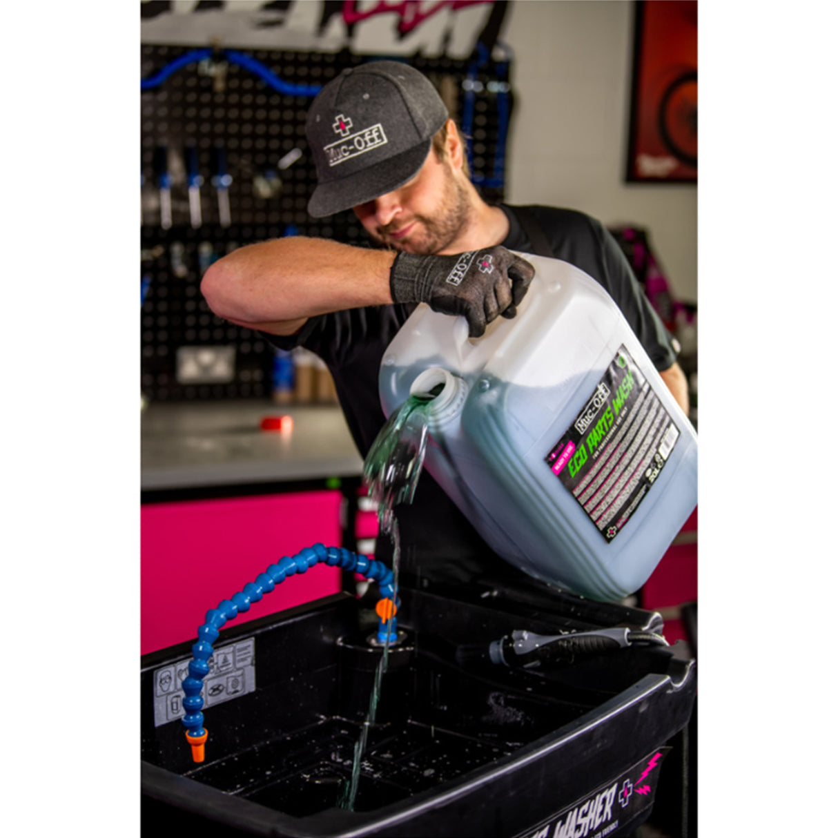 Muc‑Off Garage Workshop Mechanic Eco Parts Washer 40L Filter