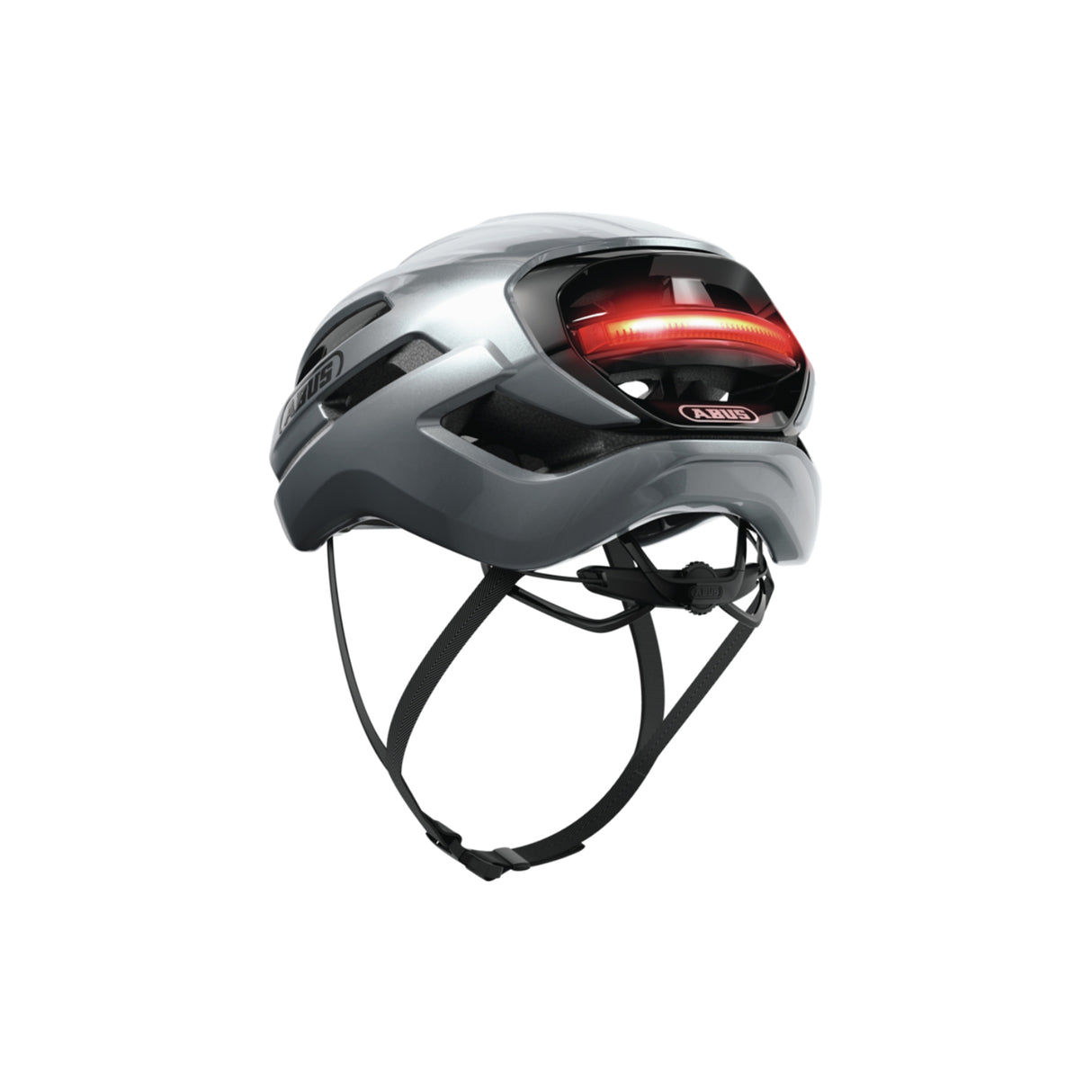 ABUS Taipan LED Graphite Silver Helmet