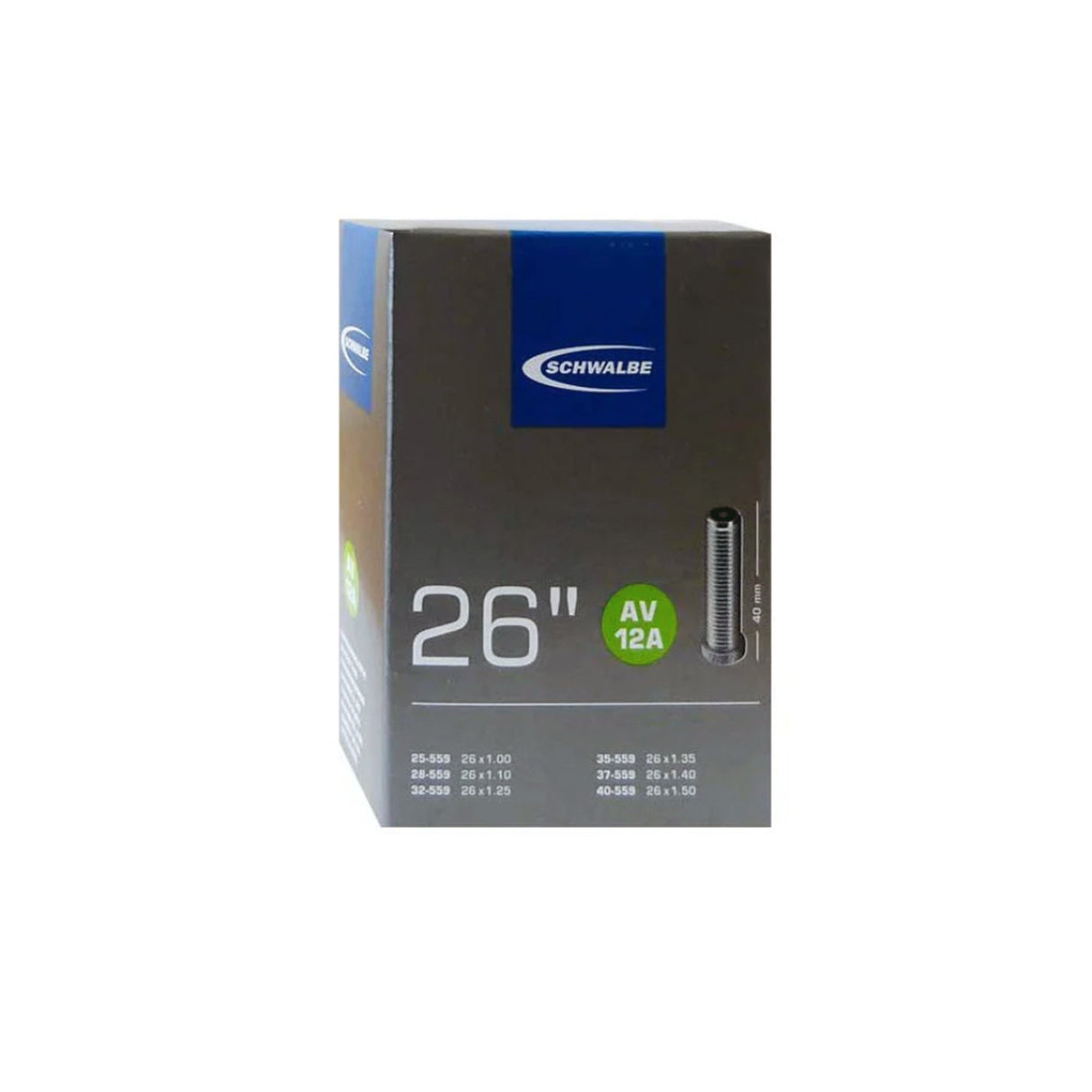 Schwalbe Inner Tube 26" AV12A 40mm