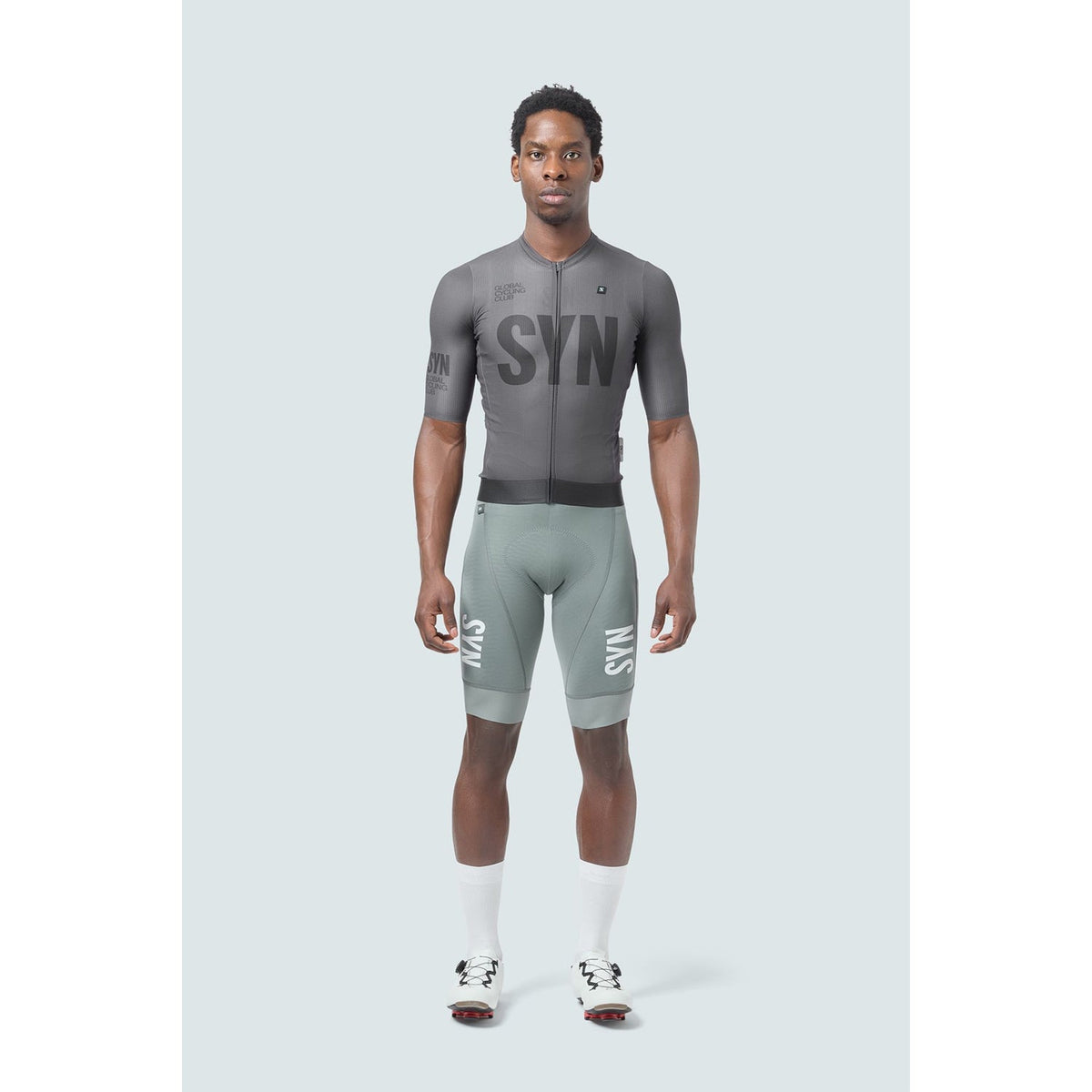 SYN Men's Pro Bib Shorts 2.0 2026 Storm Grey